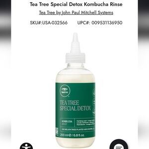 Paul Mitchell Tea Tree Special Detox Kombucha Rinse - Green and White